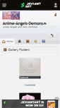 Mobile Screenshot of anime-angels-demons.deviantart.com