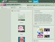 Tablet Screenshot of anime-angels-demons.deviantart.com