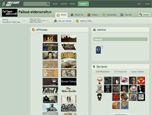 Tablet Screenshot of fallout-elderscrolls.deviantart.com