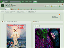 Tablet Screenshot of euphoric-suicide.deviantart.com