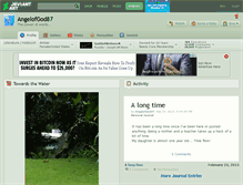 Tablet Screenshot of angelofgod87.deviantart.com