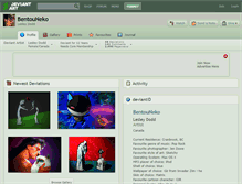 Tablet Screenshot of bentouneko.deviantart.com