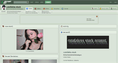Desktop Screenshot of cutofakiss-stock.deviantart.com