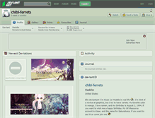 Tablet Screenshot of chibi-ferrets.deviantart.com