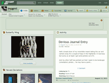 Tablet Screenshot of impgrrrl.deviantart.com