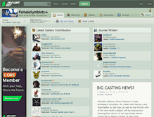 Tablet Screenshot of femalesymbiots.deviantart.com