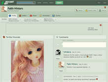 Tablet Screenshot of faith-winters.deviantart.com