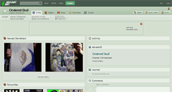 Desktop Screenshot of cindered-skull.deviantart.com