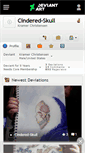Mobile Screenshot of cindered-skull.deviantart.com