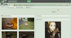 Desktop Screenshot of nordia.deviantart.com