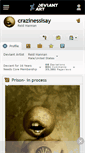 Mobile Screenshot of crazinessisay.deviantart.com