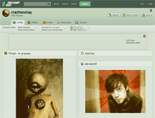 Tablet Screenshot of crazinessisay.deviantart.com