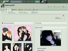 Tablet Screenshot of buttercup200.deviantart.com