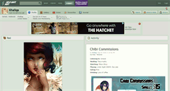 Desktop Screenshot of khaliqa.deviantart.com