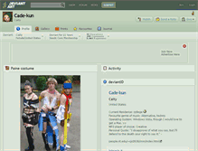 Tablet Screenshot of cade-kun.deviantart.com