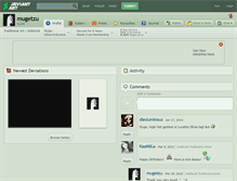 Tablet Screenshot of mugetzu.deviantart.com