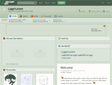 Tablet Screenshot of luppi-lovers.deviantart.com