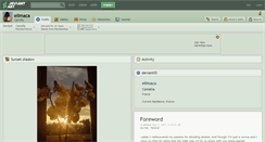 Desktop Screenshot of elimaca.deviantart.com