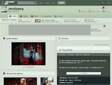 Tablet Screenshot of jennisjoberg.deviantart.com