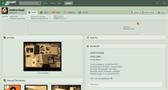 Desktop Screenshot of metrovisual.deviantart.com