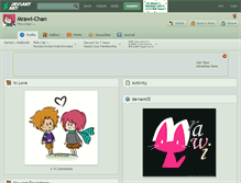 Tablet Screenshot of mrawi-chan.deviantart.com
