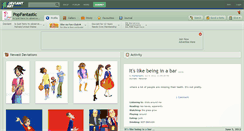 Desktop Screenshot of popfantastic.deviantart.com