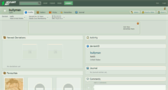 Desktop Screenshot of bullyman.deviantart.com