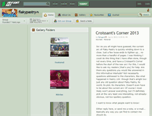Tablet Screenshot of flakypastry.deviantart.com