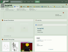 Tablet Screenshot of berigtone.deviantart.com