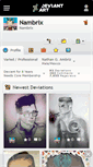Mobile Screenshot of nambrix.deviantart.com