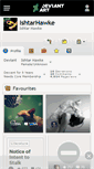 Mobile Screenshot of ishtarhawke.deviantart.com