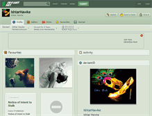 Tablet Screenshot of ishtarhawke.deviantart.com