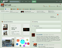 Tablet Screenshot of barri-cade.deviantart.com