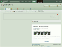 Tablet Screenshot of eclipsethe1st.deviantart.com