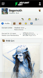 Mobile Screenshot of begemoth.deviantart.com