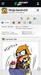 Mobile Screenshot of ninja-sandwich.deviantart.com