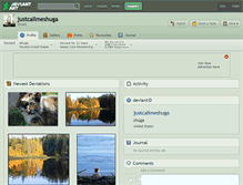 Tablet Screenshot of justcallmeshuga.deviantart.com