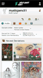 Mobile Screenshot of mysticpencil1.deviantart.com