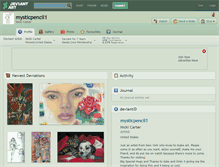 Tablet Screenshot of mysticpencil1.deviantart.com