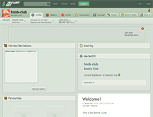 Tablet Screenshot of boob-club.deviantart.com
