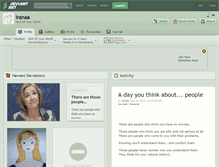 Tablet Screenshot of iranaa.deviantart.com