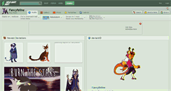 Desktop Screenshot of fancyfeline.deviantart.com