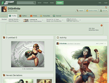 Tablet Screenshot of dxsinfinite.deviantart.com