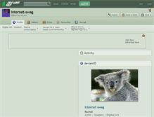 Tablet Screenshot of internet-swag.deviantart.com