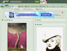 Tablet Screenshot of adnil.deviantart.com