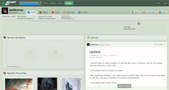 Desktop Screenshot of melskinner.deviantart.com