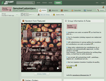 Tablet Screenshot of genuinecustomize.deviantart.com