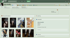 Desktop Screenshot of mizz-murder.deviantart.com