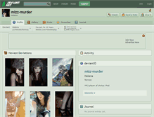Tablet Screenshot of mizz-murder.deviantart.com