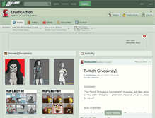 Tablet Screenshot of drasticaction.deviantart.com